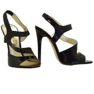Versace for H & m Elegant Black High Heels size 8